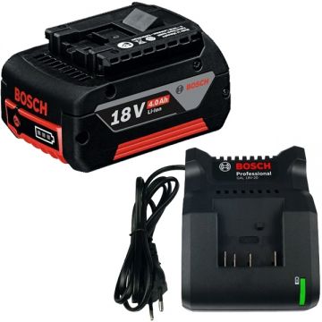 Bosch  GBA + GAL 18V-20 - Acumulator Li-Ion 18 V 4 Ah + Incarcator