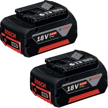 Bosch  GBA + GBA - Acumulator Li-Ion 18 V 6 Ah + Acumulator Li-Ion 18 V 5 Ah