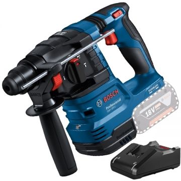 Bosch  GBH 185-LI + GAL 18V-40 - Rotopercutor SDS-Plus fara acumulatori Li-Ion 18 V - Ah 1.9 J + Incarcator acumulatori