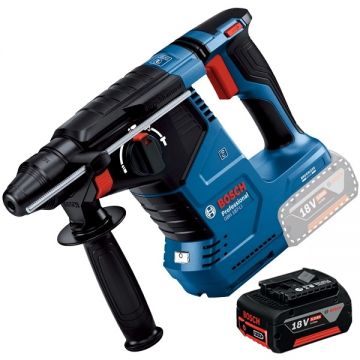 Bosch  GBH 187-LI + GBA - Rotopercutor SDS-Plus 2.4 J + Acumulator Li-Ion 18 V 5 Ah