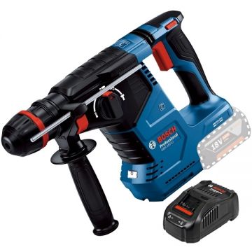 Bosch  GBH 187-LI One Chuck + GAL 1880 CV - Rotopercutor SDS-Plus fara acumulatori Li-Ion 18 V - Ah 2.4 J + Incarcator acumulatori