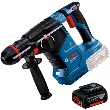 Bosch  GBH 187-LI One Chuck + GBA - Rotopercutor SDS-Plus 2.4 J + Acumulator Li-Ion 18 V 5 Ah