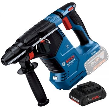Bosch  GBH 187-LI + ProCORE - Rotopercutor SDS-Plus 2.4 J + Acumulator Li-Ion 18 V 4 Ah