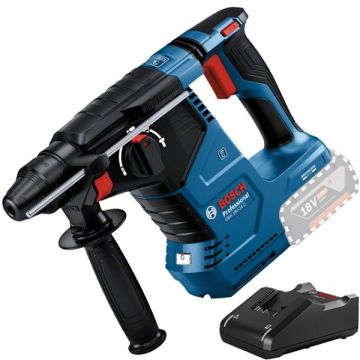Bosch  GBH 18V-24 C + GAL 18V-40 - Rotopercutor SDS-Plus fara acumulatori Li-Ion 18 V - Ah 2.4 J + Incarcator acumulatori