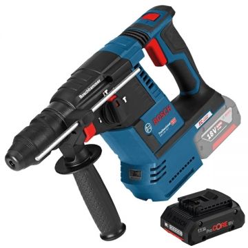 Bosch  GBH 18V-26 + ProCORE - Rotopercutor SDS-Plus 2.6 J + Acumulator Li-Ion 18 V 4 Ah