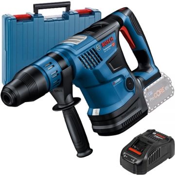 Bosch  GBH 18V-36 C BITURBO + GAL 1880 CV - Rotopercutor SDS-Max fara acumulatori Li-Ion 18 V - Ah 7 J valiza plastic + Incarcator acumulatori