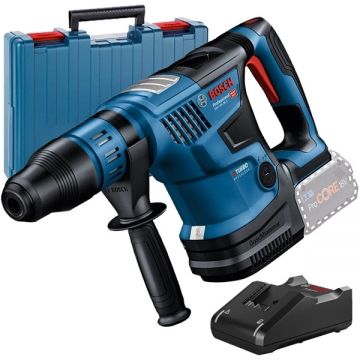 Bosch  GBH 18V-36 C BITURBO + GAL 18V-40 - Rotopercutor SDS-Max fara acumulatori Li-Ion 18 V - Ah 7 J valiza plastic + Incarcator acumulatori
