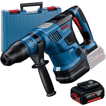 Bosch  GBH 18V-36 C BITURBO + GBA - Rotopercutor SDS-Max 7 J valiza plastic + Acumulator Li-Ion 18 V 5 Ah