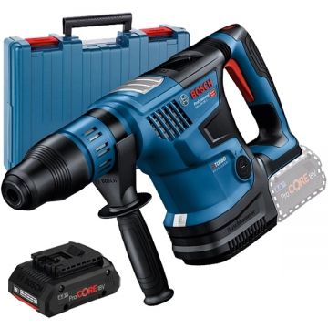 Bosch  GBH 18V-36 C BITURBO + ProCORE - Rotopercutor SDS-Max 7 J valiza plastic + Acumulator Li-Ion 18 V 4 Ah