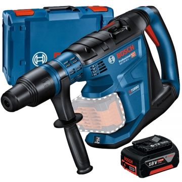 Bosch  GBH 18V-40 C + GBA - Rotopercutor SDS-Max 9 J valiza speciala + Acumulator Li-Ion 18 V 5 Ah