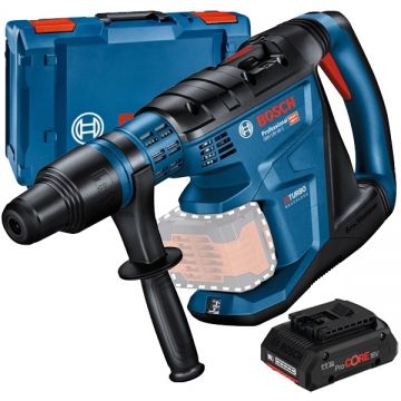 Bosch  GBH 18V-40 C + ProCORE - Rotopercutor SDS-Max 9 J valiza speciala + Acumulator Li-Ion 18 V 4 Ah