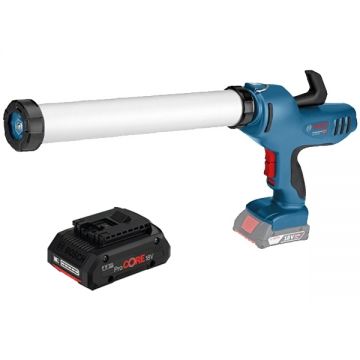 Bosch  GCG 18V-600 + ProCORE - Pistol pentru etansare 3500 N + Acumulator Li-Ion 18 V 4 Ah
