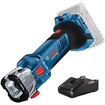 Bosch  GCU 18V-30 + GAL 18V-40 - Masina de frezat gips-carton fara acumulatori Li-Ion 18 V - Ah 3.17 3.96 6.35 mm + Incarcator acumulatori