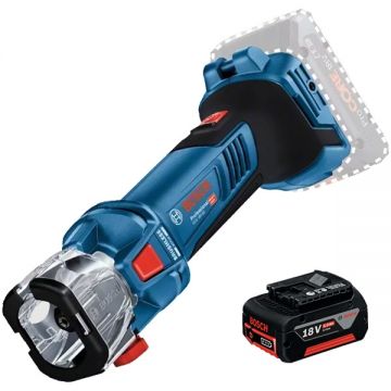 Bosch  GCU 18V-30 + GBA - Masina de frezat gips-carton 3.17 3.96 6.35 mm + Acumulator Li-Ion 18 V 5 Ah