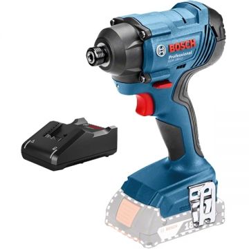 Bosch  GDR 180-LI + GAL 18V-40 - Masina de insurubat cu impact fara acumulatori Li-Ion 18 V - Ah 160 Nm M6-M14 + Incarcator acumulatori