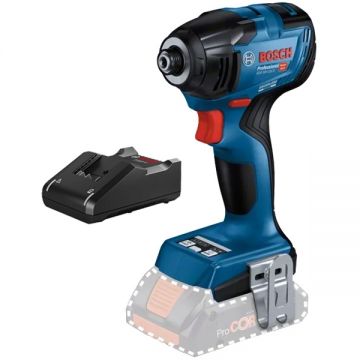 Bosch  GDR 18V-210 C + GAL 18V-40 - Masina de insurubat cu impact fara acumulatori Li-Ion 18 V - Ah 210 Nm M6-M16 + Incarcator acumulatori