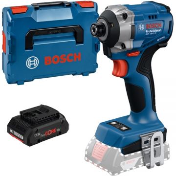 Bosch  GDR 18V-215 + ProCORE - Masina de insurubat cu impact 215 Nm M6-M16 valiza speciala + Acumulator Li-Ion 18 V 4 Ah