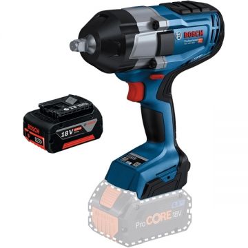 Bosch  GDS 18V-1000 + GBA - Masina de insurubat cu impact patrat 1/2 inch 1000 Nm M14-M24 + Acumulator Li-Ion 18 V 5 Ah