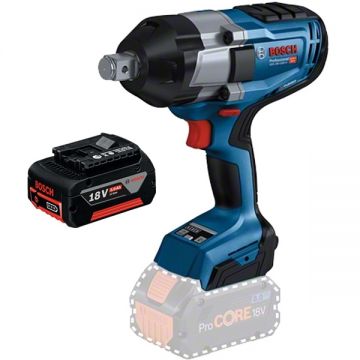 Bosch  GDS 18V-1050 H + GBA - Masina de insurubat cu impact patrat 3/4 inch 1050 Nm M10-M24 + Acumulator Li-Ion 18 V 5 Ah