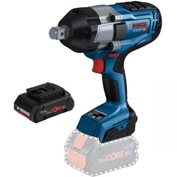 Bosch  GDS 18V-1050 H + ProCORE - Masina de insurubat cu impact patrat 3/4 inch 1050 Nm M10-M24 + Acumulator Li-Ion 18 V 4 Ah