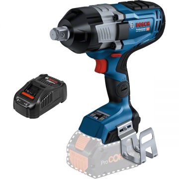 Bosch  GDS 18V-1600 HC + GAL 1880 CV - Masina de insurubat cu impact fara acumulatori Li-Ion 18 V - Ah patrat 3/4 inch 2200 Nm + Incarcator acumulatori