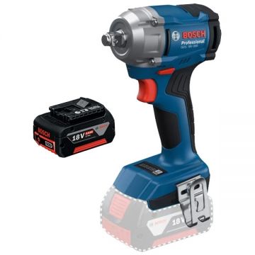Bosch  GDS 18V-350 + GBA - Masina de insurubat cu impact patrat 1/2 inch 350 Nm M10-M18 + Acumulator Li-Ion 18 V 5 Ah