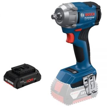 Bosch  GDS 18V-350 + ProCORE - Masina de insurubat cu impact patrat 1/2 inch 350 Nm M10-M18 + Acumulator Li-Ion 18 V 4 Ah