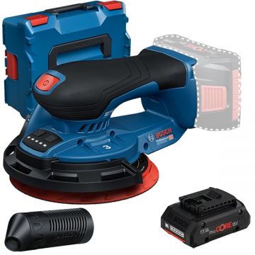 Bosch  GEX 18V-150-3 + ProCORE - Slefuitor cu excentric 150 mm valiza speciala + Acumulator Li-Ion 18 V 4 Ah