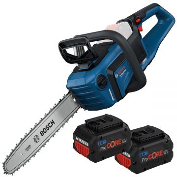 Bosch  GKE 18V-40 + ProCORE - Drujba 40 cm 12.4 m/s + Set 2 acumulatori Li-Ion 18 V 8 Ah