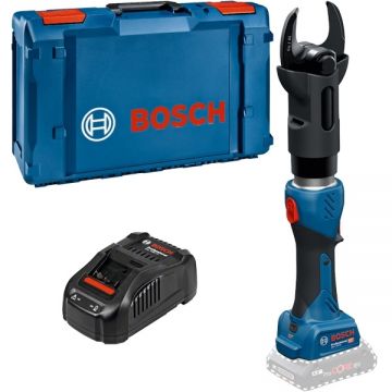 Bosch  GKH 18V-50 + GAL 1880 CV - Scula de taiere hidraulica fara acumulatori Li-Ion 18 V - Ah 50 kN valiza speciala + Incarcator acumulatori