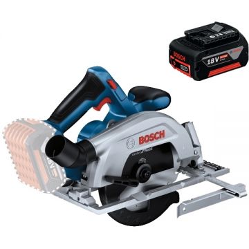 Bosch  GKS 185-LI + GBA - Fierastrau circular 165x20 mm + Acumulator Li-Ion 18 V 5 Ah