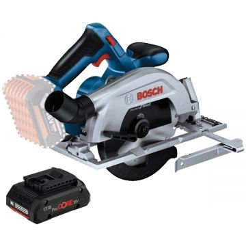 Bosch  GKS 185-LI + ProCORE - Fierastrau circular 165x20 mm + Acumulator Li-Ion 18 V 4 Ah
