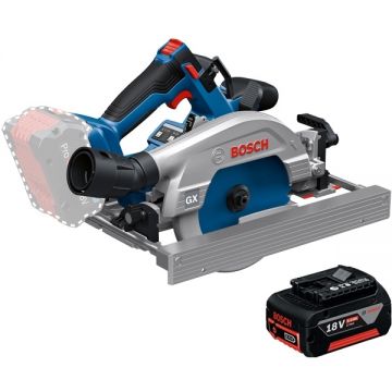 Bosch  GKS 18V-57-2 GX + GBA - Fierastrau circular 165x20 mm + Acumulator Li-Ion 18 V 5 Ah