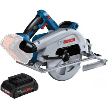 Bosch  GKS 18V-68 + ProCORE - Fierastrau circular 190x30 mm accesorii + Acumulator Li-Ion 18 V 4 Ah