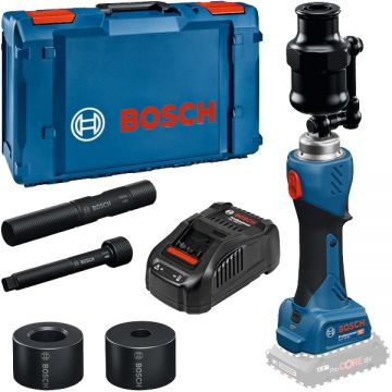Bosch  GLH 18V-60 + GAL 1880 CV - Scula de perforare hidraulica fara acumulatori Li-Ion 18 V - Ah 60 kN valiza speciala accesorii + Incarcator acumulatori