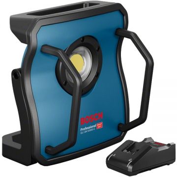 Bosch  GLI 18V-10000 C + GAL 18V-40 - Lampa fara acumulatori Li-Ion 18 V -  Ah + Incarcator acumulatori