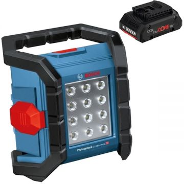 Bosch  GLI 18V-1200 C + ProCORE - Lampa + Acumulator Li-Ion 18 V 4 Ah