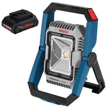 Bosch  GLI 18V-1900 + ProCORE - Lampa + Acumulator Li-Ion 18 V 4 Ah