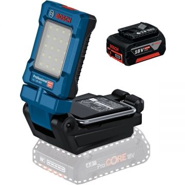 Bosch  GLI 18V-800 + GBA - Lampa + Acumulator Li-Ion 18 V 5 Ah