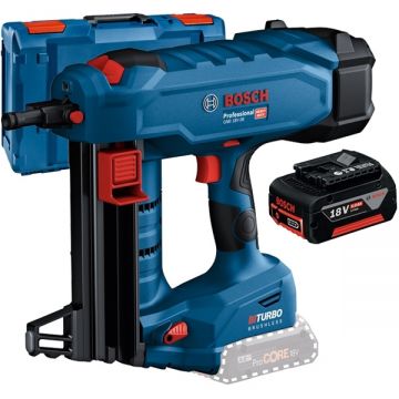 Bosch  GNB 18V-38 + GBA - Pistol de batut cuie cuie pentru beton valiza speciala + Acumulator Li-Ion 18 V 5 Ah