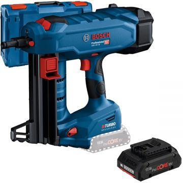 Bosch  GNB 18V-38 + ProCORE - Pistol de batut cuie cuie pentru beton valiza speciala + Acumulator Li-Ion 18 V 4 Ah