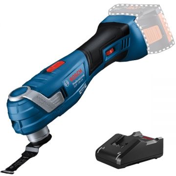 Bosch  GOP 18V-34 + GAL 18V-40 - Multicutter fara acumulatori  Li-Ion 18 V - Ah + Incarcator acumulatori