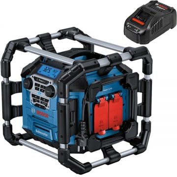 Bosch  GPB 18V-5 C + GAL 1880 CV - Radio cu baterii alcaline fara acumulatori Li-Ion 18 V - Ah + Incarcator acumulatori