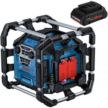 Bosch  GPB 18V-5 C + ProCORE - Radio cu baterii alcaline + Acumulator Li-Ion 18 V 4 Ah