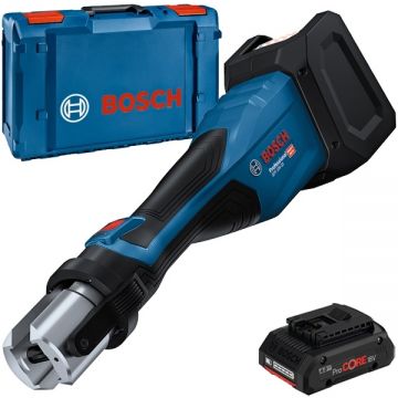 Bosch  GPT 18V-32 + ProCORE - Aparat de presare 32 kN 54-110 mm valiza speciala + Acumulator Li-Ion 18 V 4 Ah