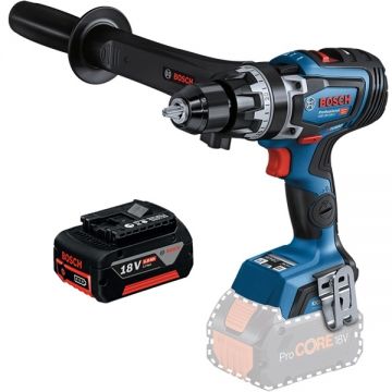 Bosch  GSB 18V-150 C + GBA - Masina de gaurit si insurubat cu percutie 150 Nm + Acumulator Li-Ion 18 V 5 Ah