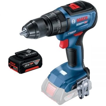 Bosch  GSB 18V-50 + GBA - Masina de gaurit si insurubat cu percutie 50 Nm + Acumulator Li-Ion 18 V 5 Ah