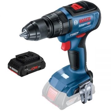 Bosch  GSB 18V-50 + ProCORE - Masina de gaurit si insurubat cu percutie 50 Nm + Acumulator Li-Ion 18 V 4 Ah