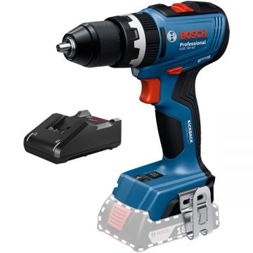 Bosch  GSB 18V-65 + GAL 18V-40 - Masina de gaurit si insurubat cu percutie fara acumulatori Li-Ion 18 V - Ah 65 Nm + Incarcator acumulatori