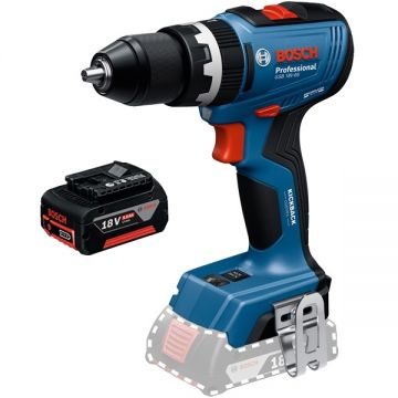 Bosch  GSB 18V-65 + GBA - Masina de gaurit si insurubat cu percutie 65 Nm + Acumulator Li-Ion 18 V 5 Ah